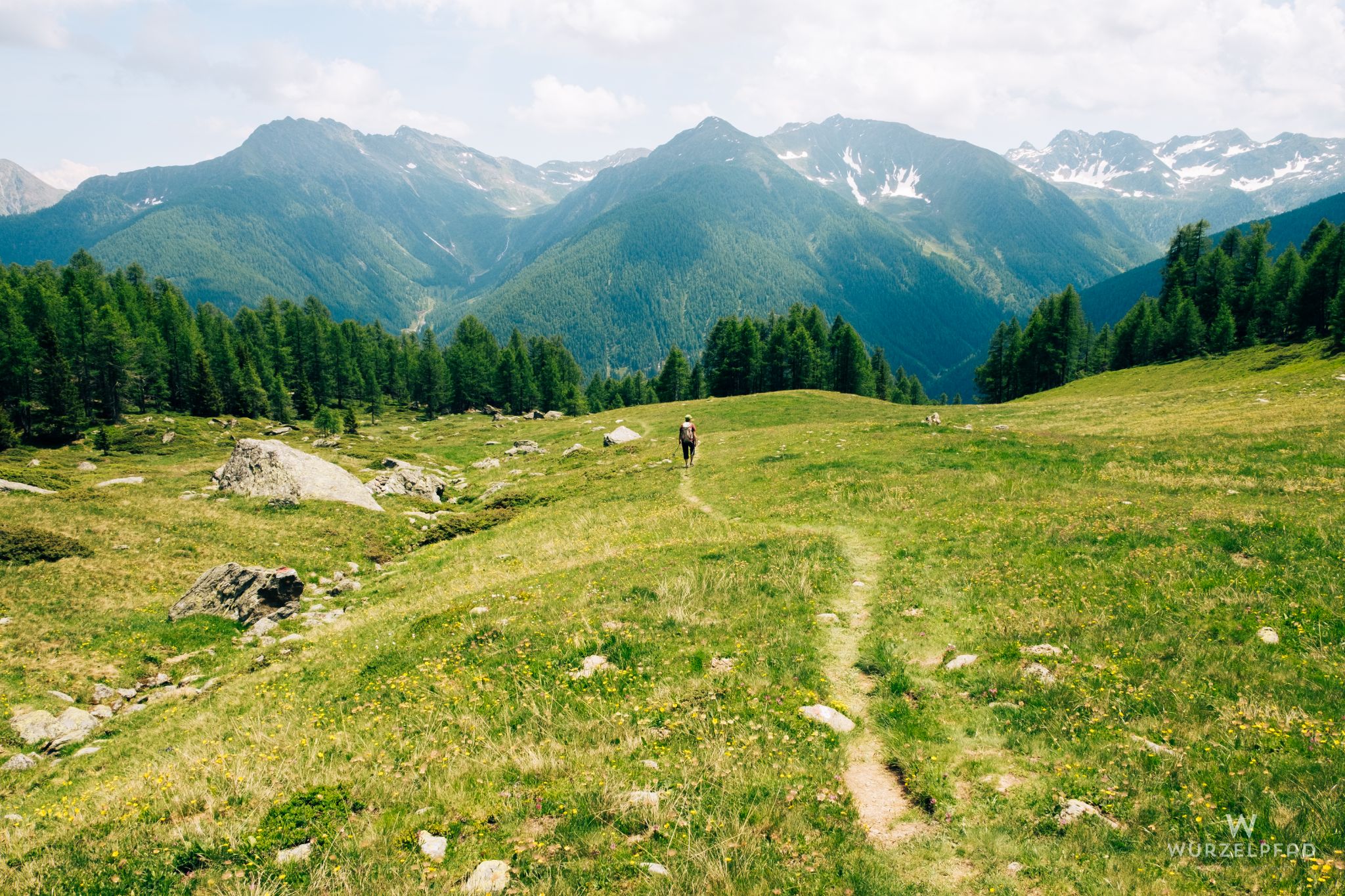 Abstieg zur Kaserfeldalm